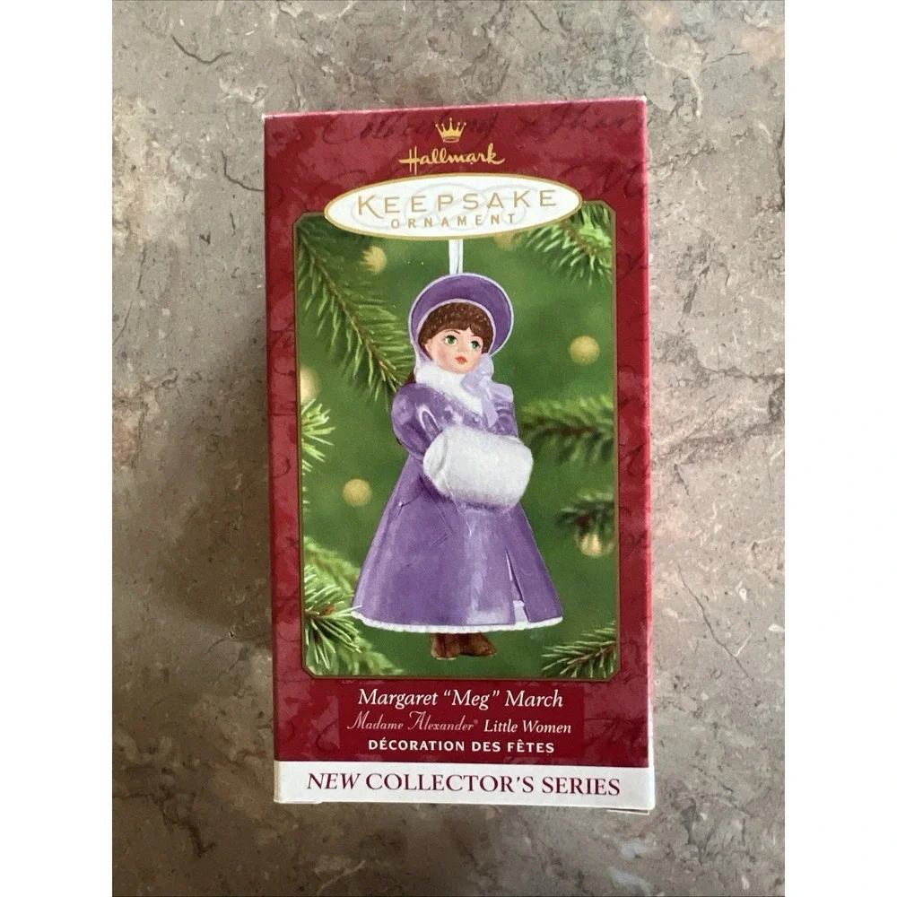 2001 Hallmark Ornament Madame Alexander Little Women Margaret Meg March